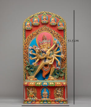 Tibetan Tantric Buddhist Chakrasamvara Statue | Union of Wisdom