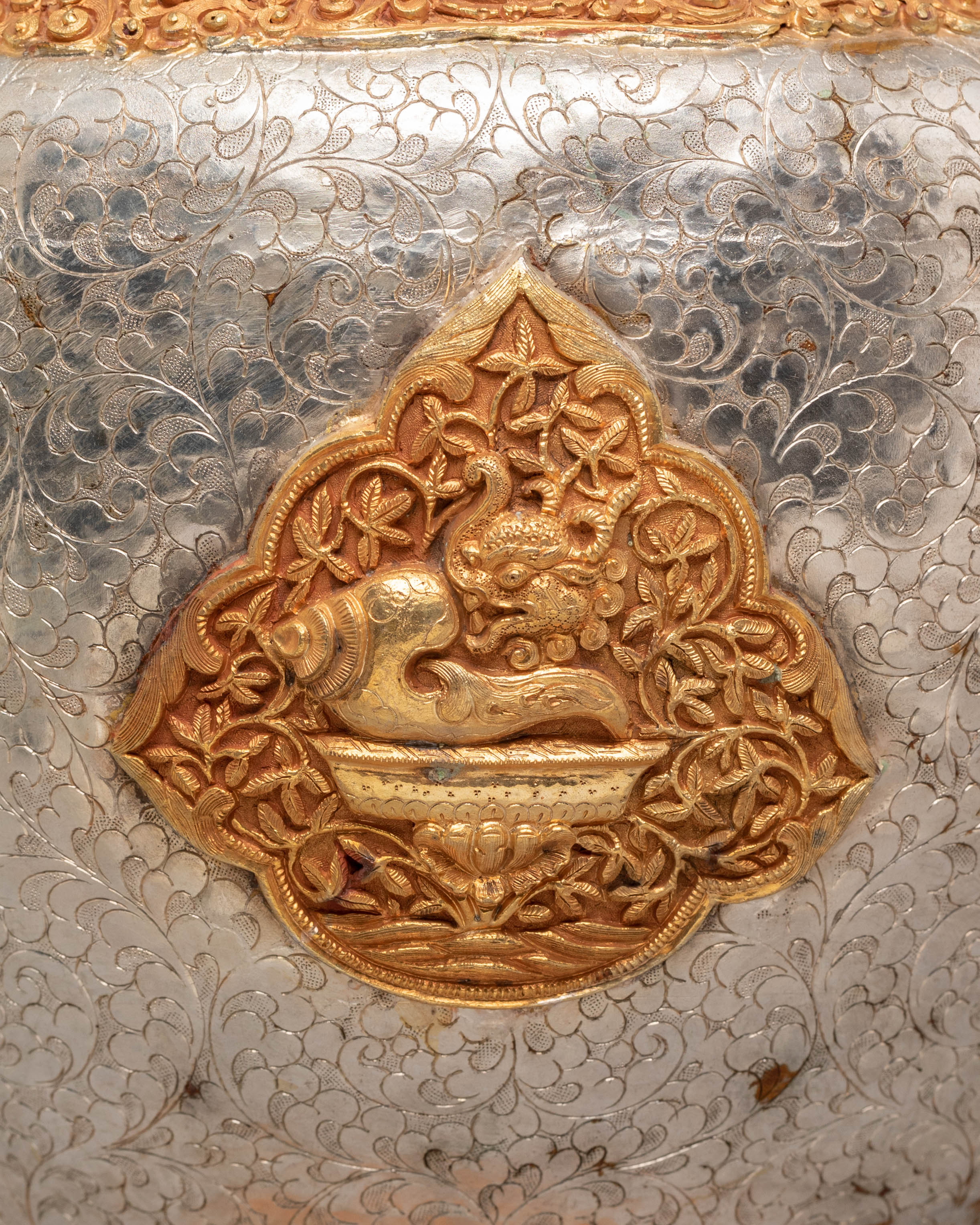 Tibetan Jug Set for Decor | Symbol of Longevity