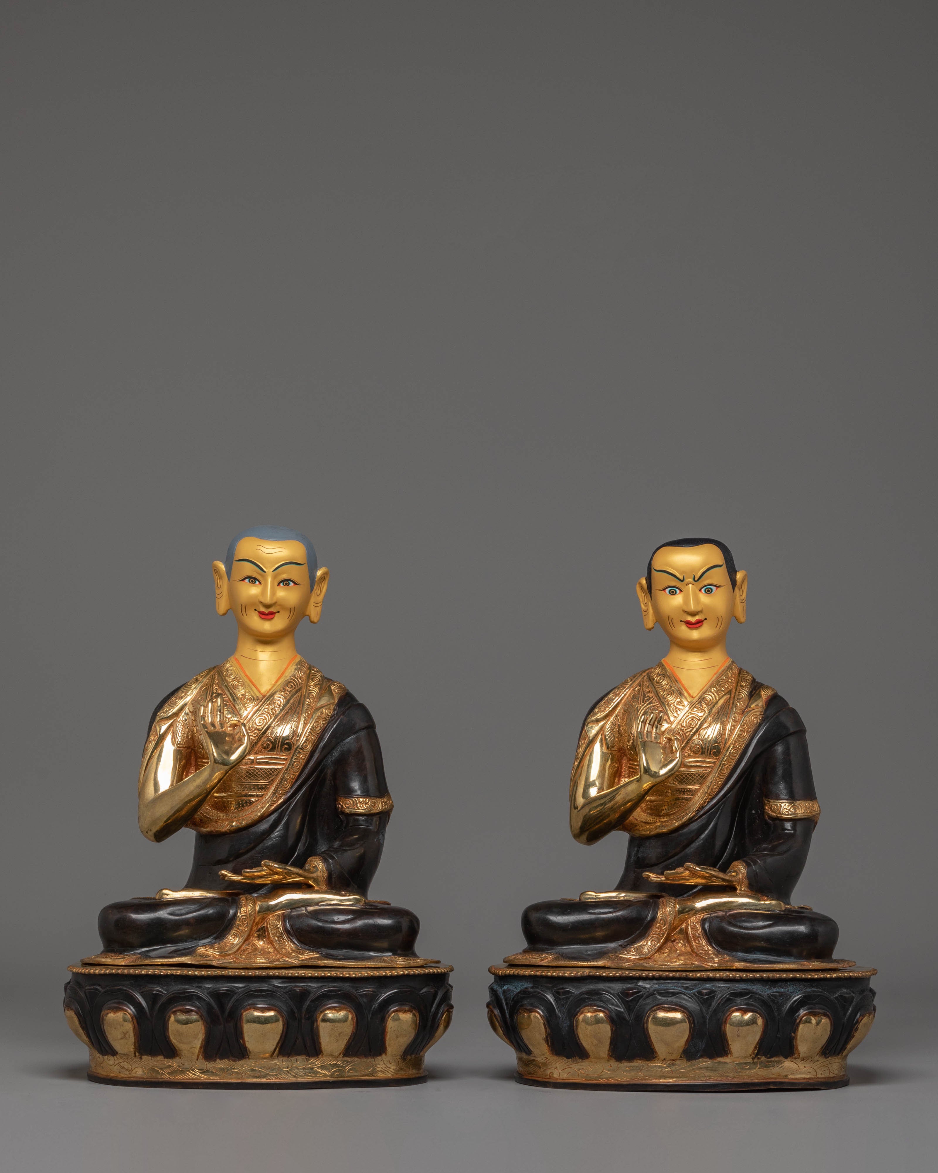 Tibetan Buddhist Master Tsongkhapa Set | Tsongkhapa with Disciples