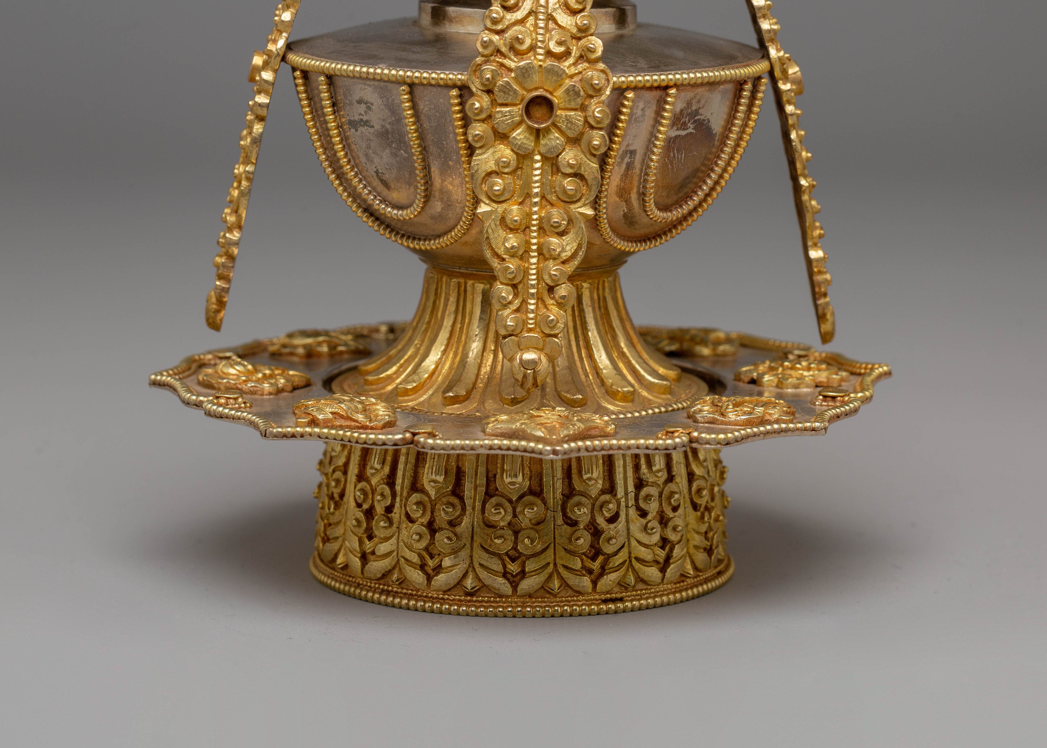 Vajrayana Long Life Ritual Vessel | Sacred Longevity Ceremony Artwork and Altar Decor