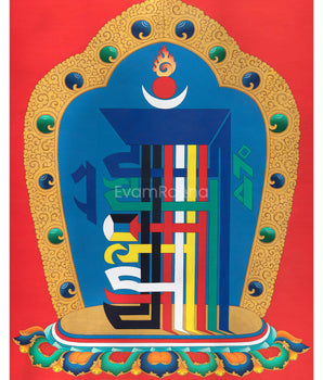 Kalachakra Mandala |Traditional Art Decor | Thangka Print