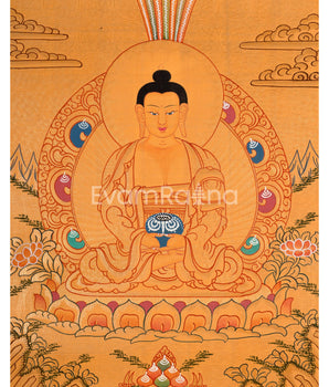 Meditative Gautam Buddha Artwork