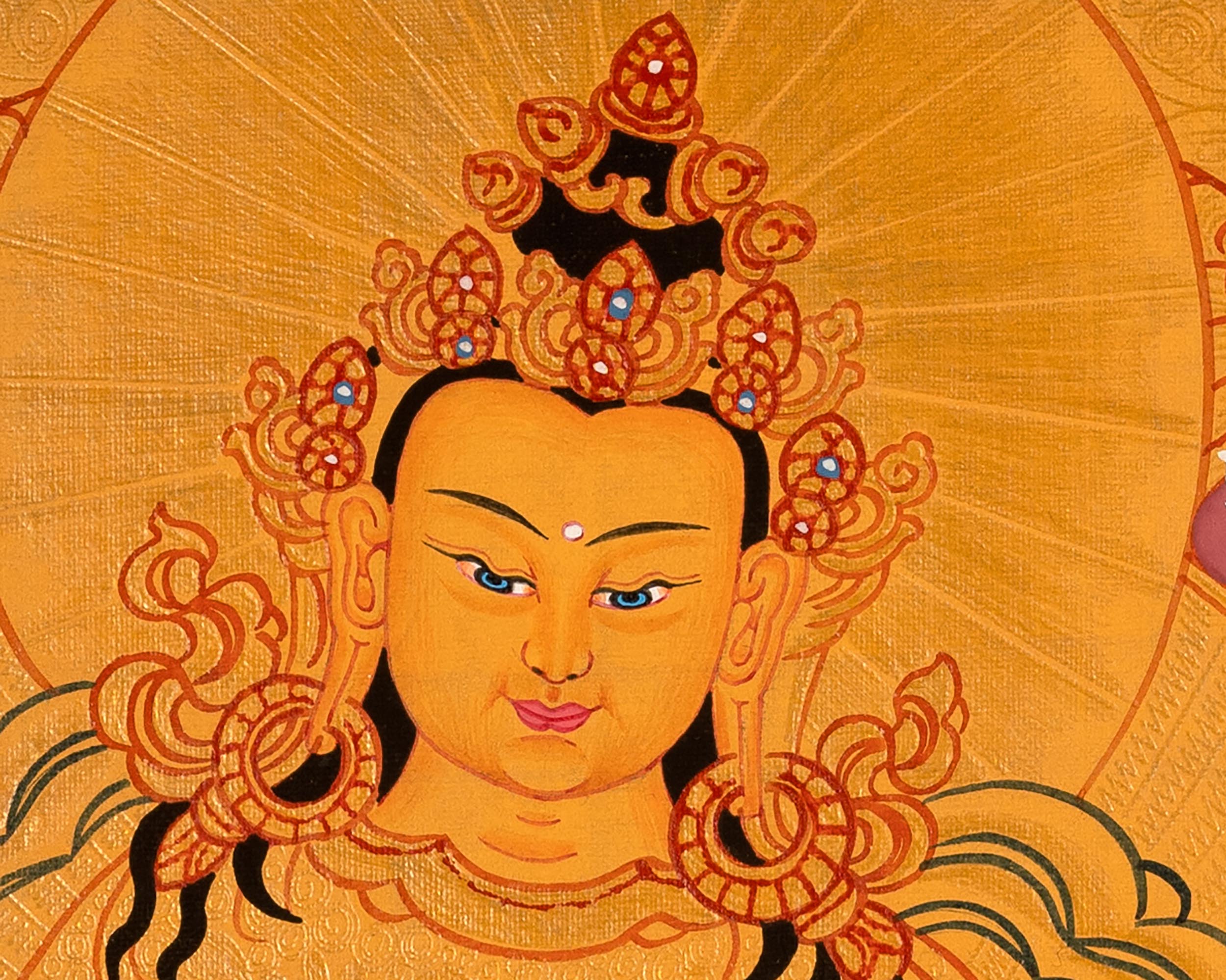 Thangka of Vajrasattva | The Deity of Purification & Spiritual Transformation