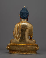 Shakyamuni Buddha Gold Figurine 