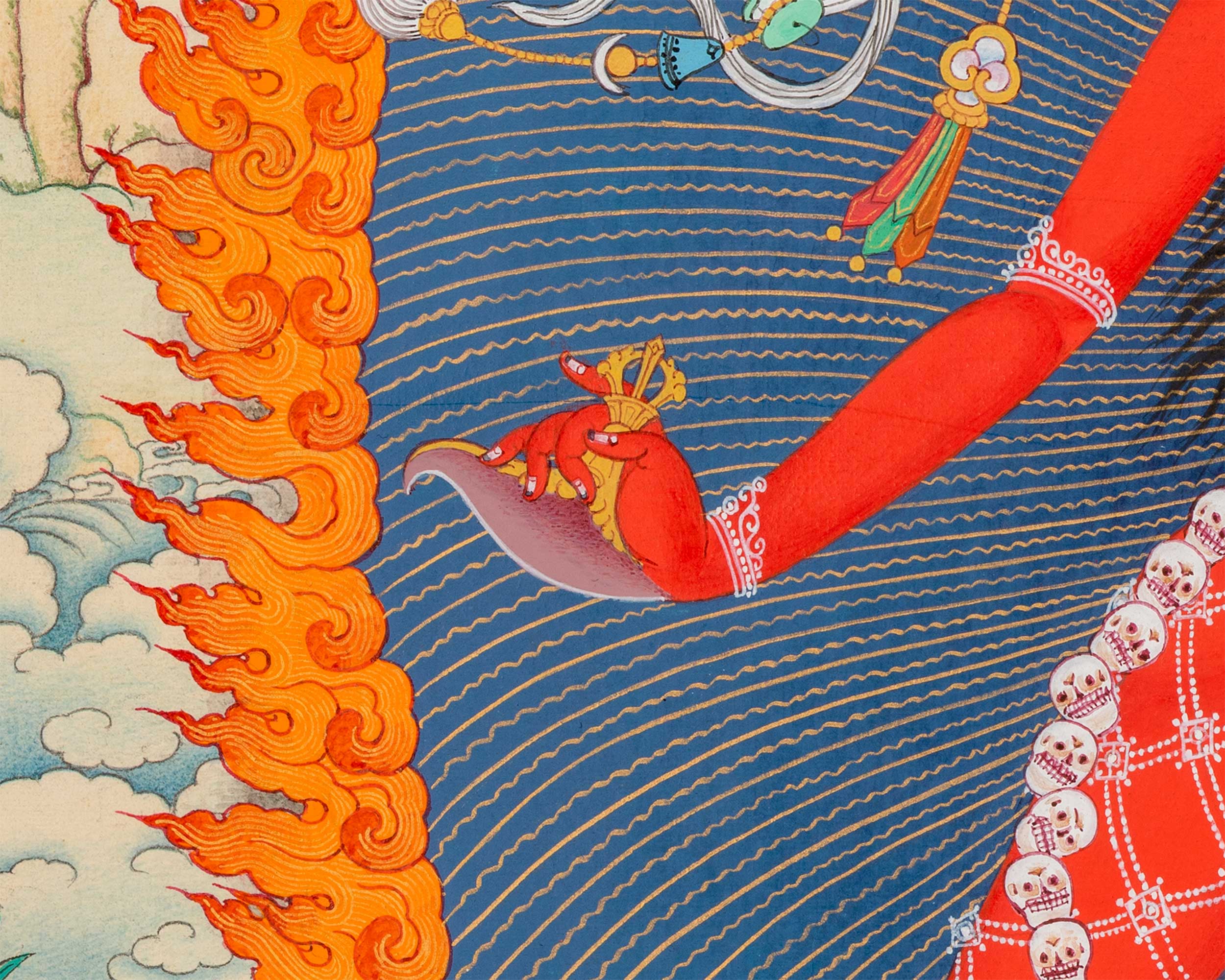 Vajrayogini Dakini Thangka Print | The Divine Feminine Goddess | Spiritual Wall Decoration