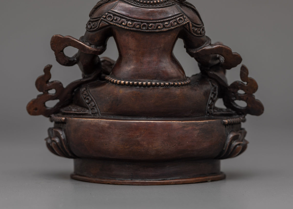 Tibetan Dzambhala Buddhist Deity Statue | Symbol of Prosperity and Abundance