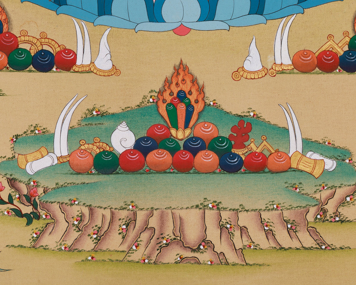 Maitreya Buddha Himalayan Art | Future Buddha | Loving Kindness, and Enlightenment Deity