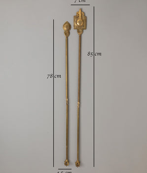 Handcrafted Gangsa and Ganglu Set | Tibetan Ritual Vessels for Ceremonies