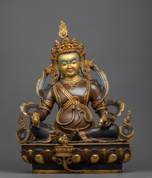 yellow-dzambhala-mantra-statue-sculpture