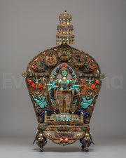 Handcrafted Chenrezig Statue of Compassion | Symbol of Spiritual Enlightenment