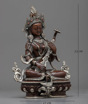 Mata Saraswati Statue | Adiating Divine Inspiration and Creativity