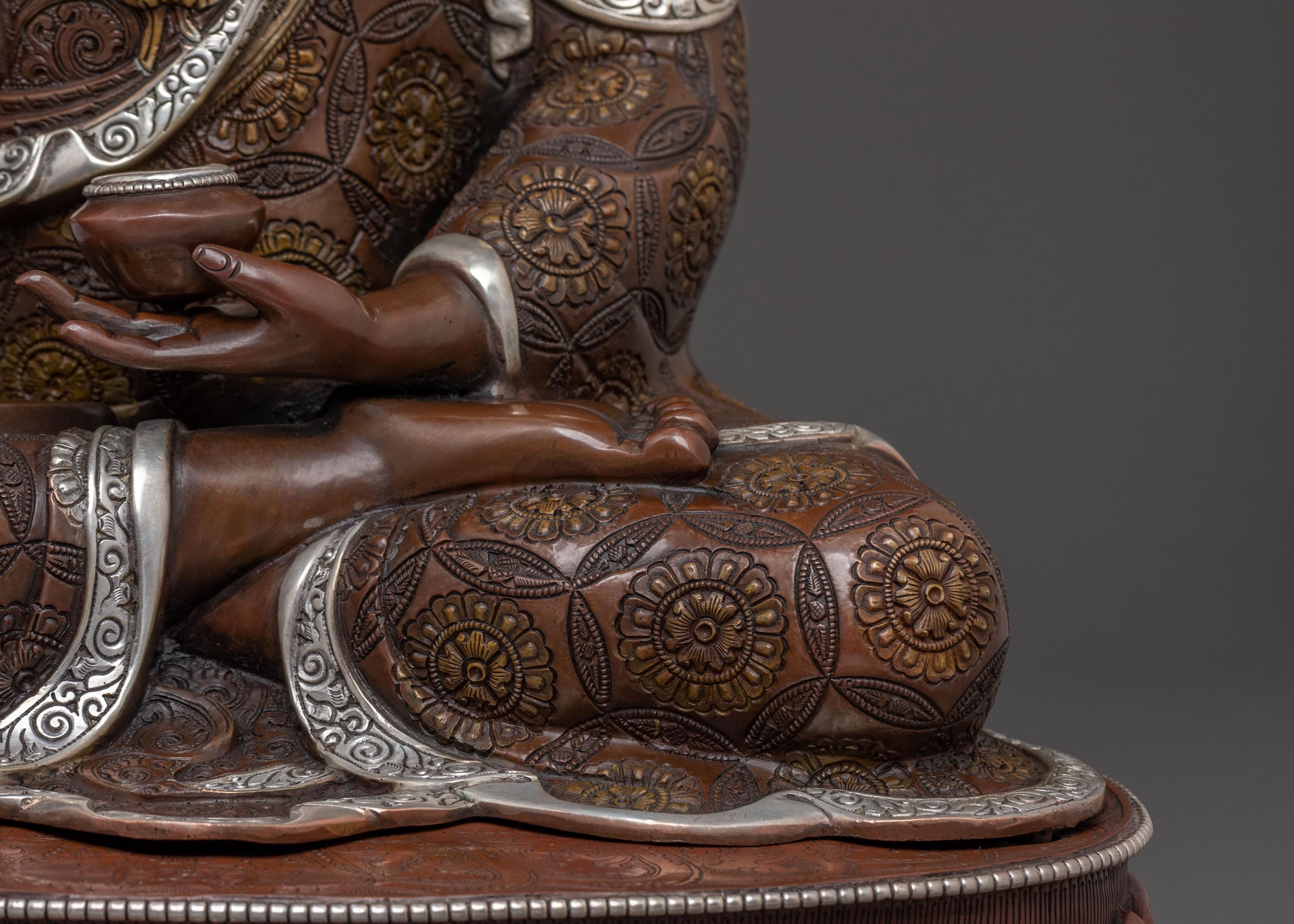 Sacred Meditation Shakyamuni Buddha Sculpture  | Himalayan Buddhist Art