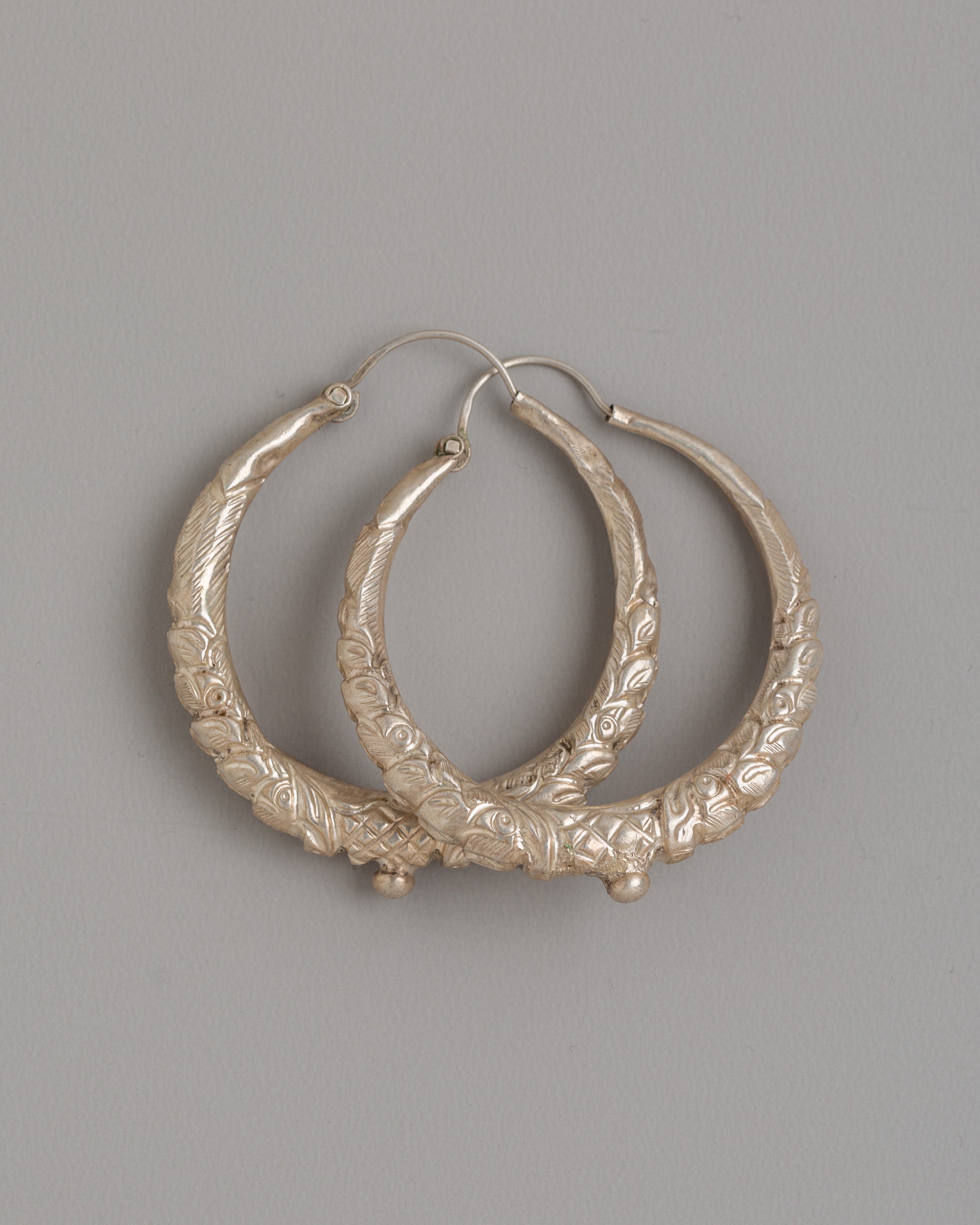 Handcrafted Hoop Earrings Set | Unique Boho Earrings