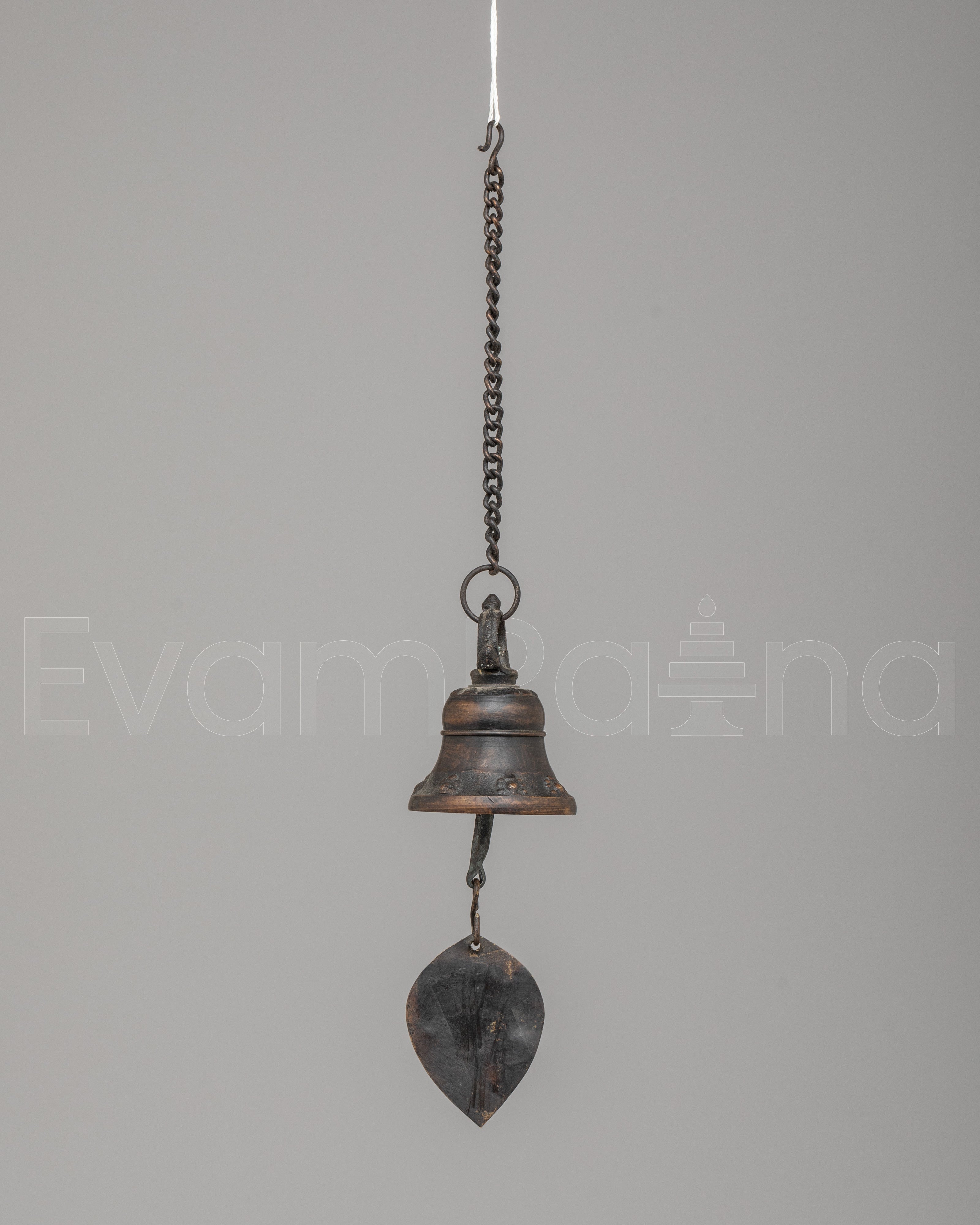 Handcrafted Buddhist Hanging Bell | Meditation & Rituals
