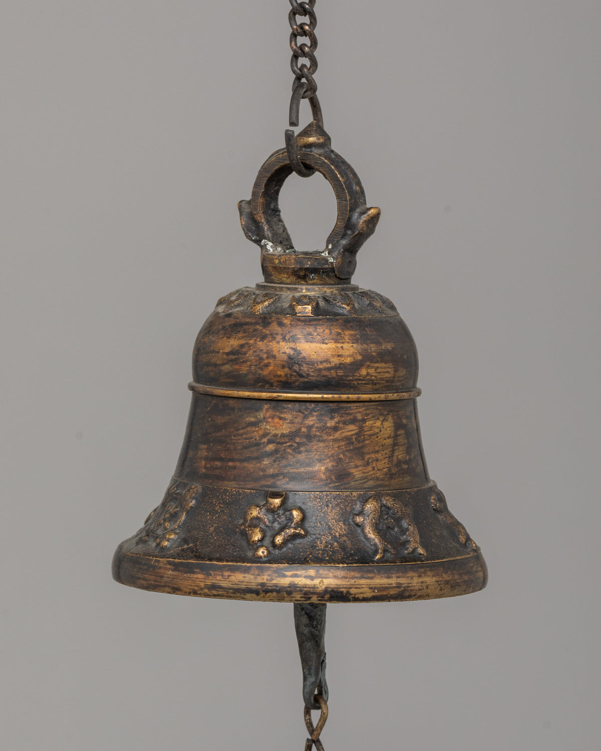 Traditional Hanging Buddhist Bell | Tibetan Ritual Bell