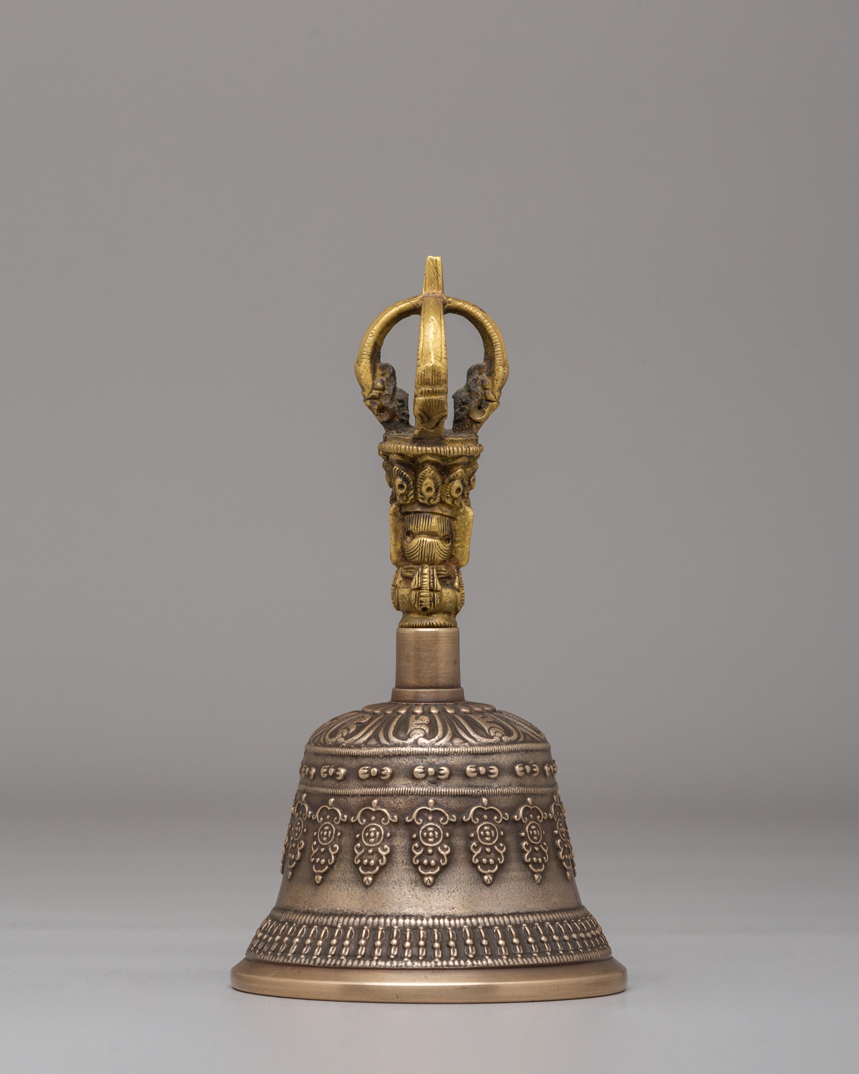 Traditional Vajra and Bell for Ritual Use | Handcrafted Bronze Dorje & Bell