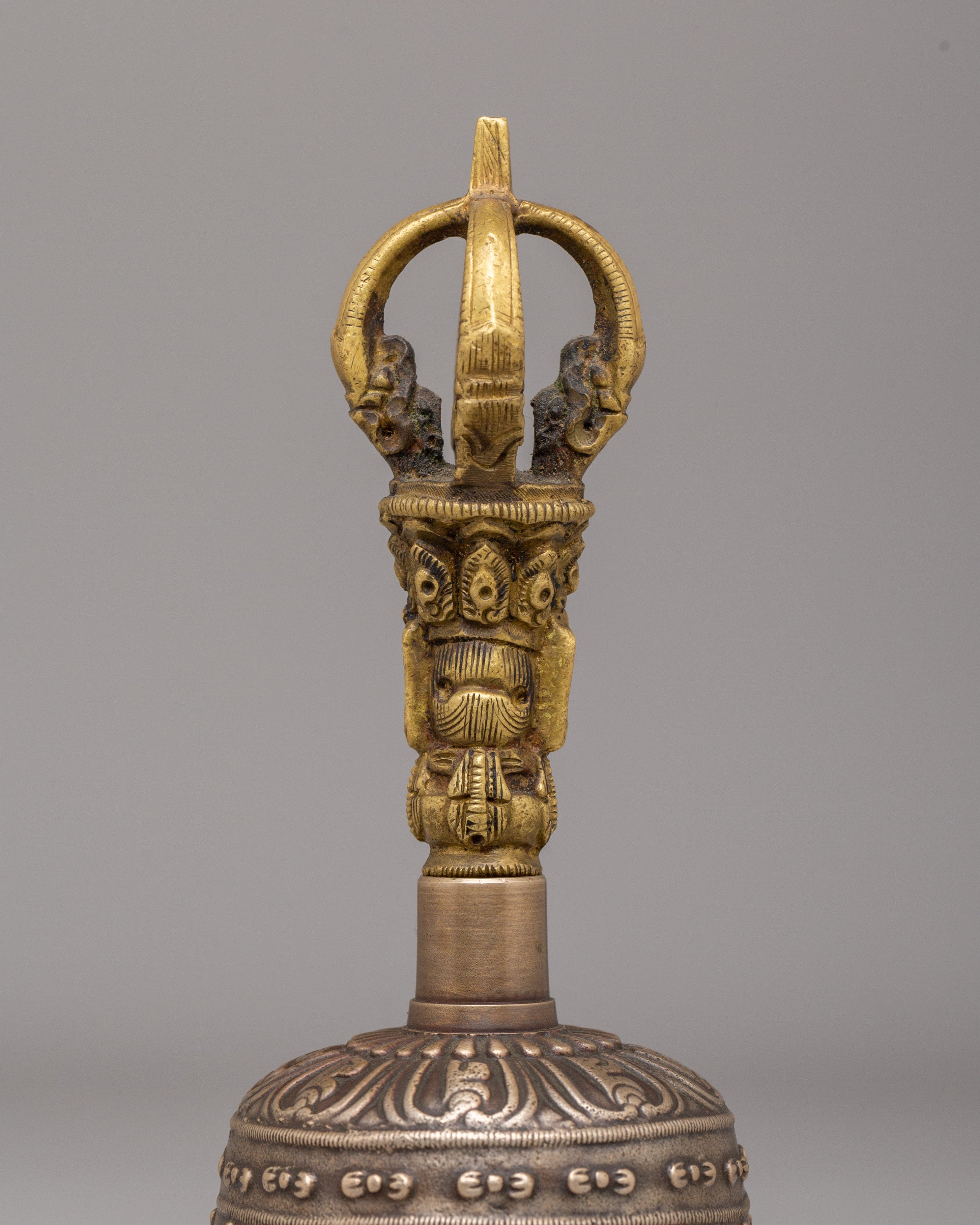 Traditional Vajra and Bell for Ritual Use | Handcrafted Bronze Dorje & Bell