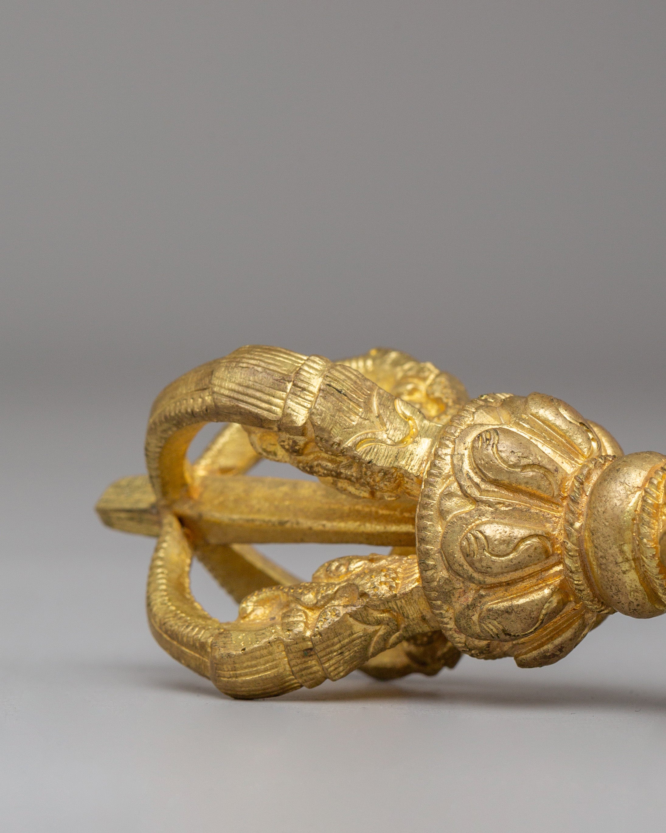 Traditional Tibetan Ritual Vajra and Bell Set | Sacred Meditation Tools