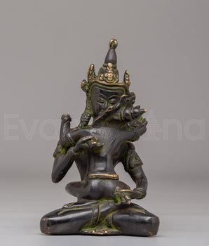 Vajrasattva with Consort Statue 