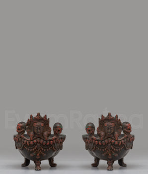  Kapala Set for Rituals