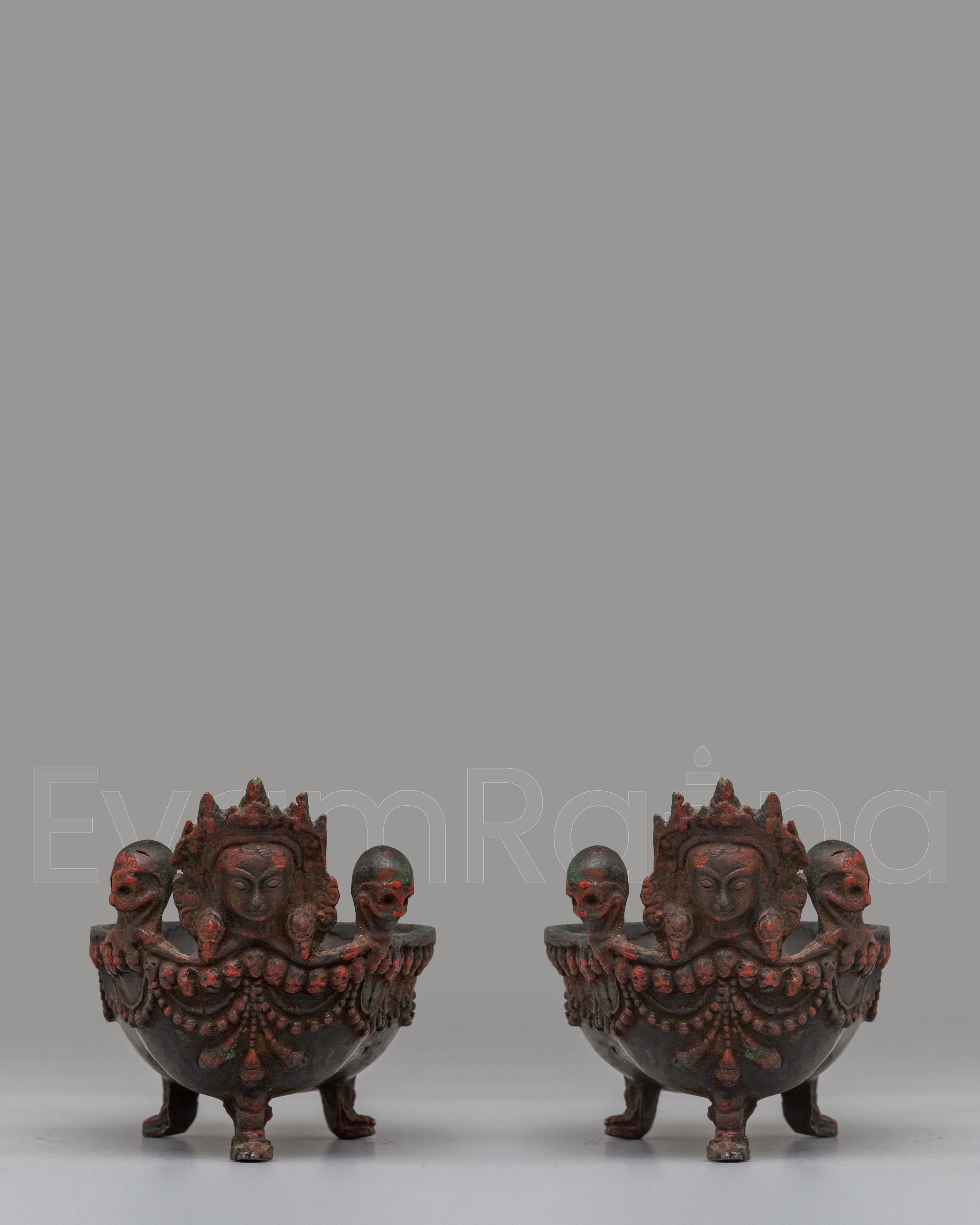  Kapala Set for Rituals