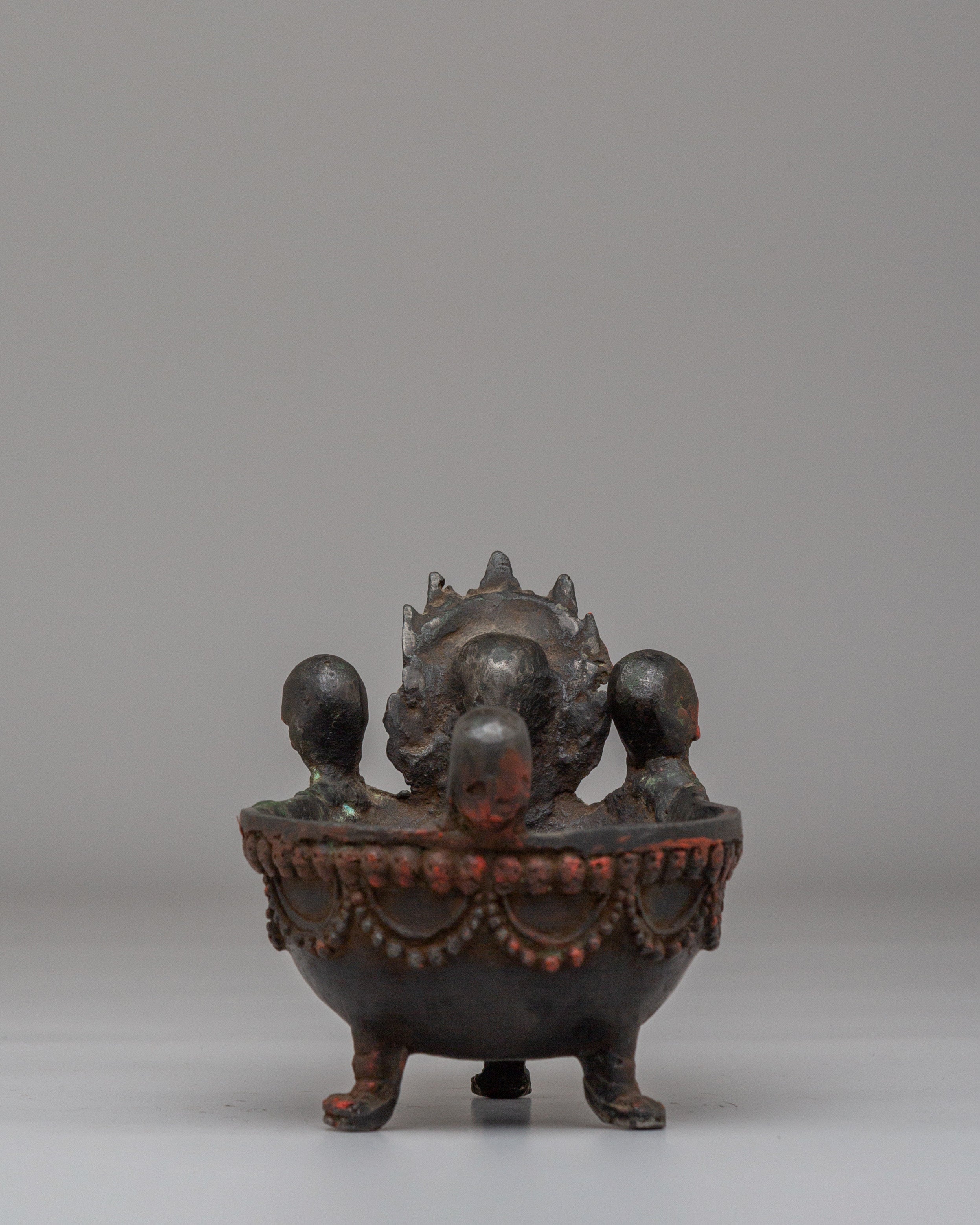 Sacred Kapala Set for Rituals | Handcrafted Skull Cups for Tantric Offerings