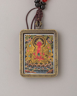 Amitayus Thangka Locket