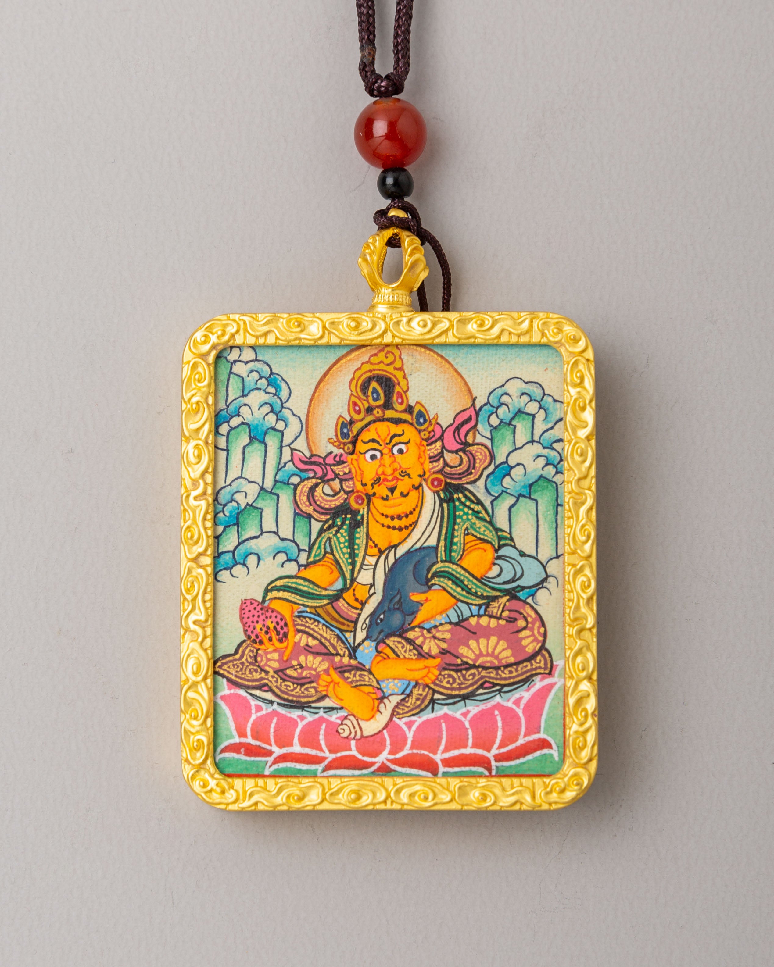 Buddhist Kuber Locket | Sacred Amulet for Spiritual Protection