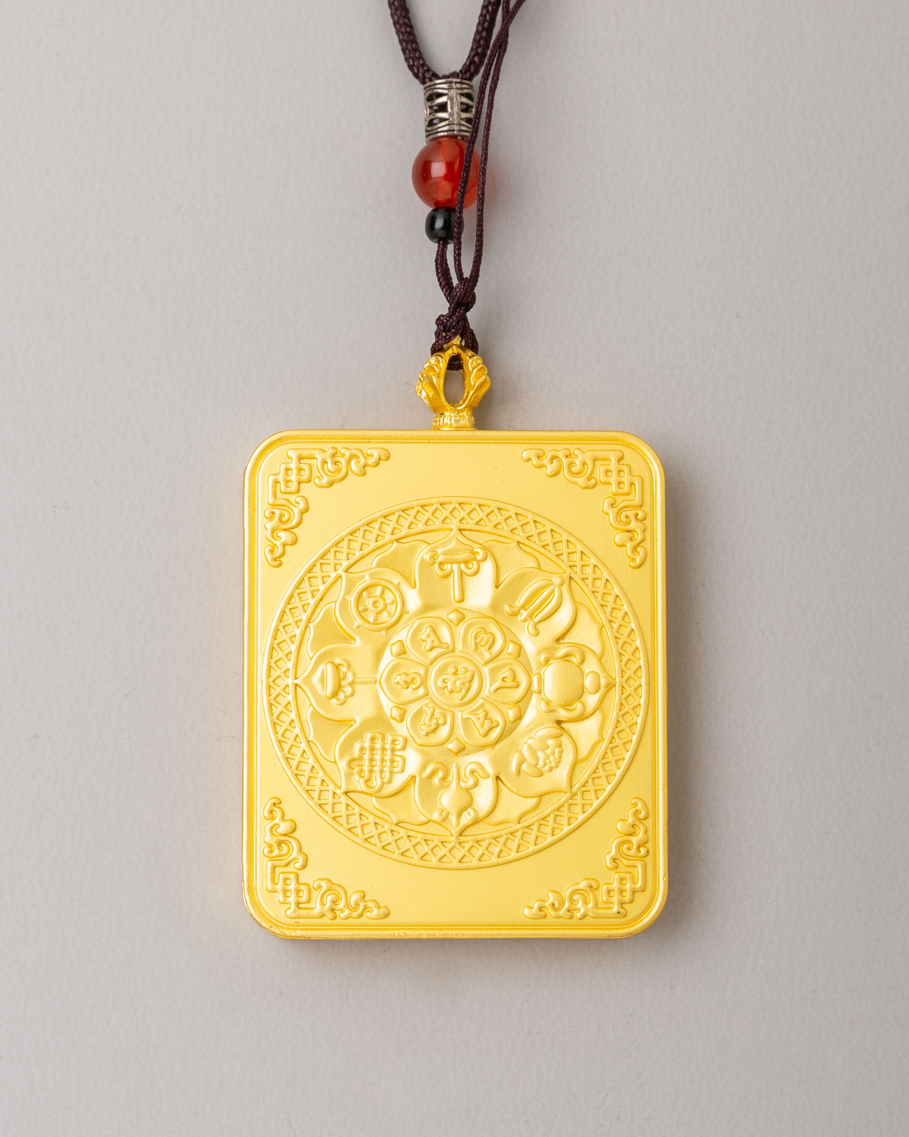 Handmade Amitabha Buddha Locket | Tibetan Buddhist Pendant for Meditation & Protection