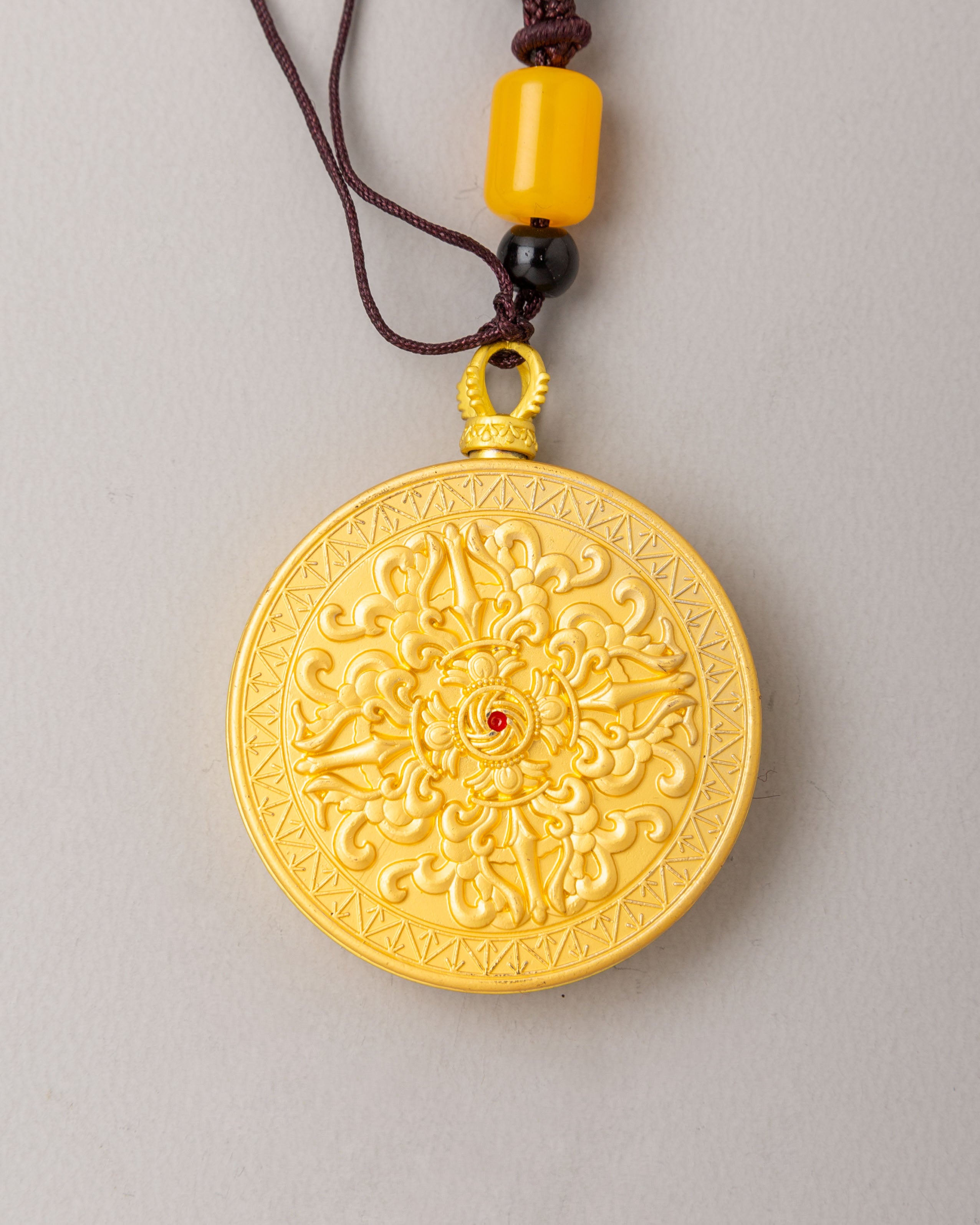 Tibetan Handmade Locket | Spiritual Jewelry for Meditation and Blessings