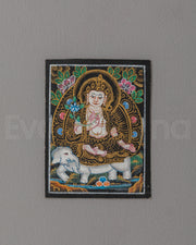 Samantabhadra Thangka for Locket | Sacred Symbol of Compassion and Wisdom