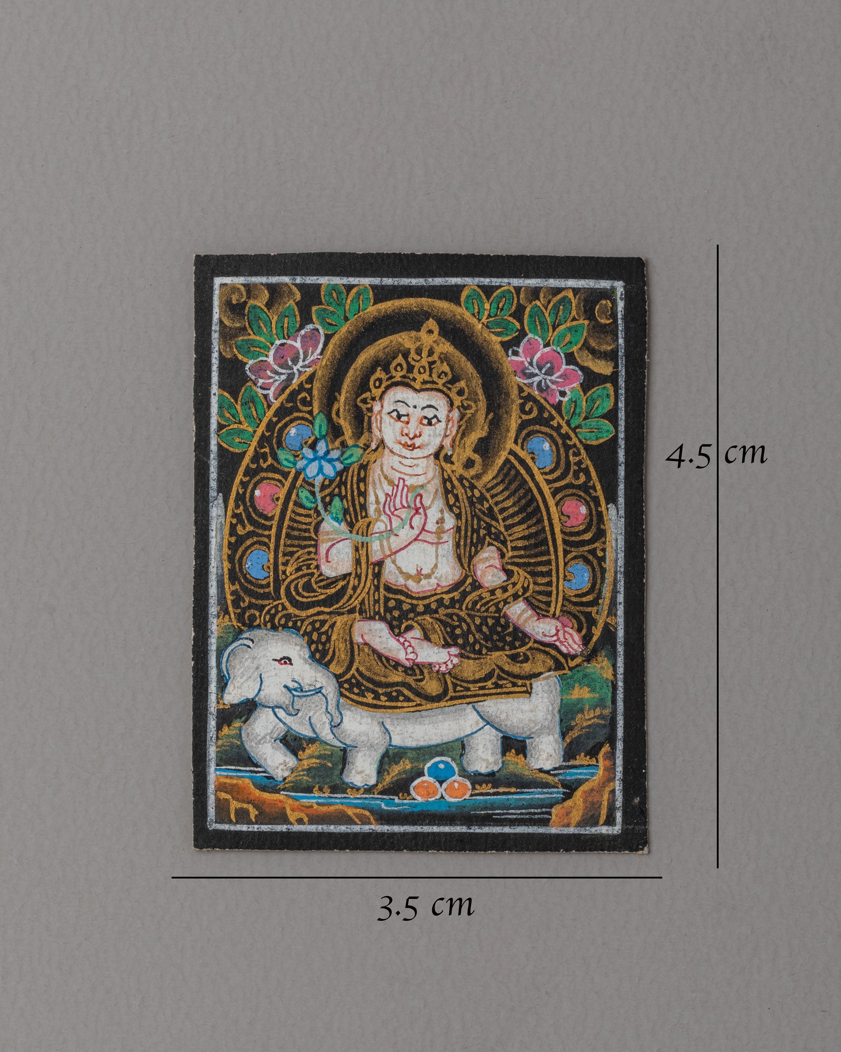 Samantabhadra Thangka for Locket | Sacred Symbol of Compassion and Wisdom