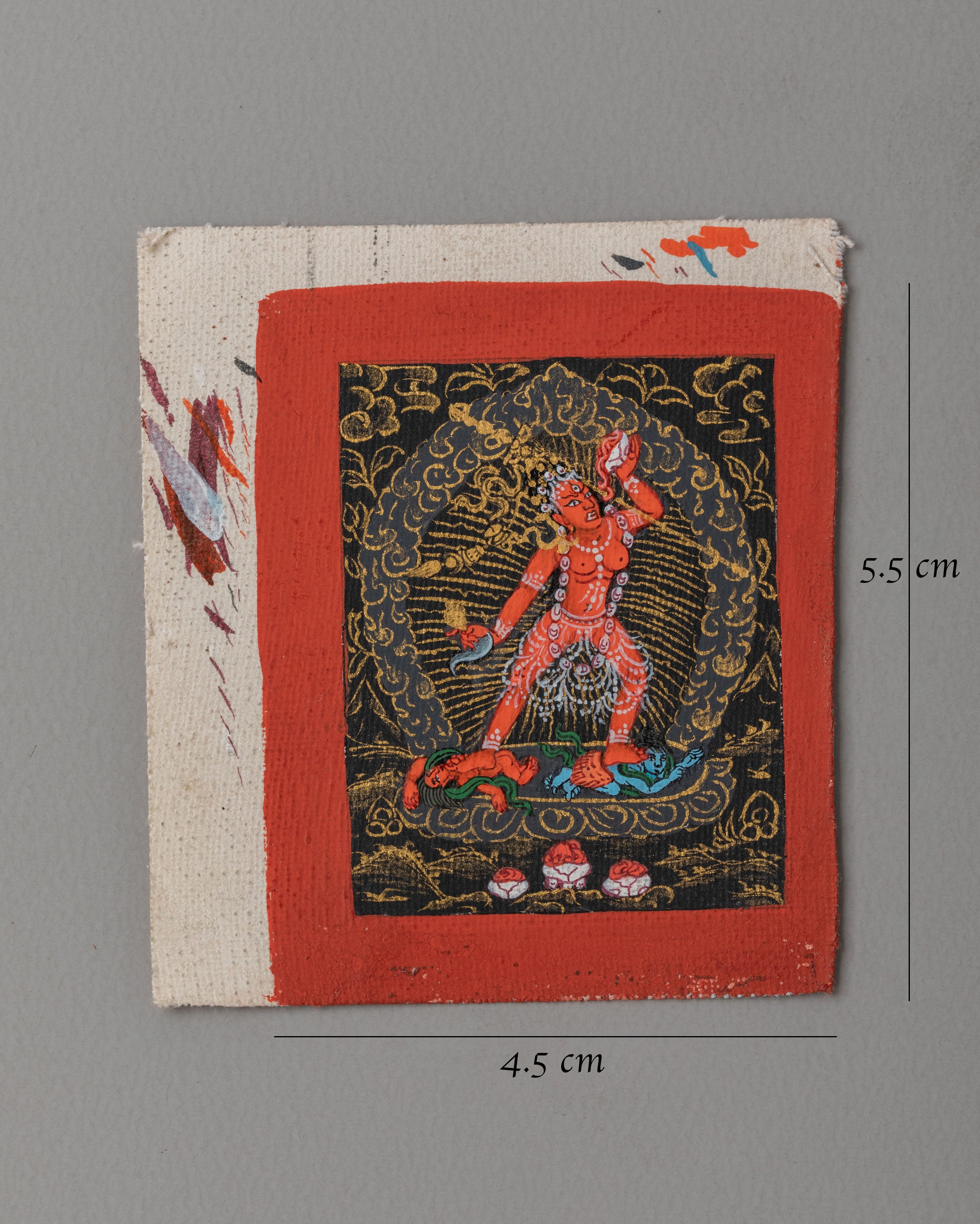 Vajrayogini Thangka For Locket | A Sacred Symbol of Spiritual Power and Protection