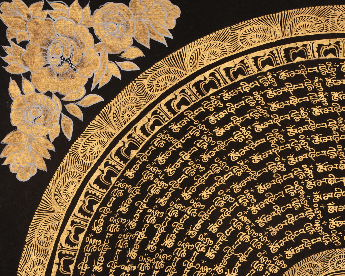 Mantra Mandala Buddhist Art | The Union of Sacred Sound | Enlightened Universe