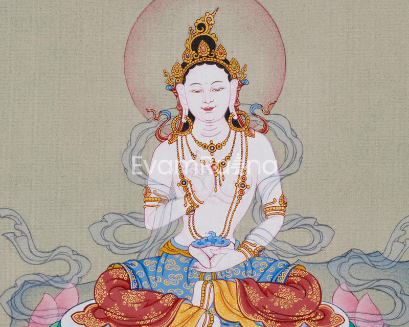 Guru Consort Yeshe Tsogyal Thangka - Unique Spiritual Decor