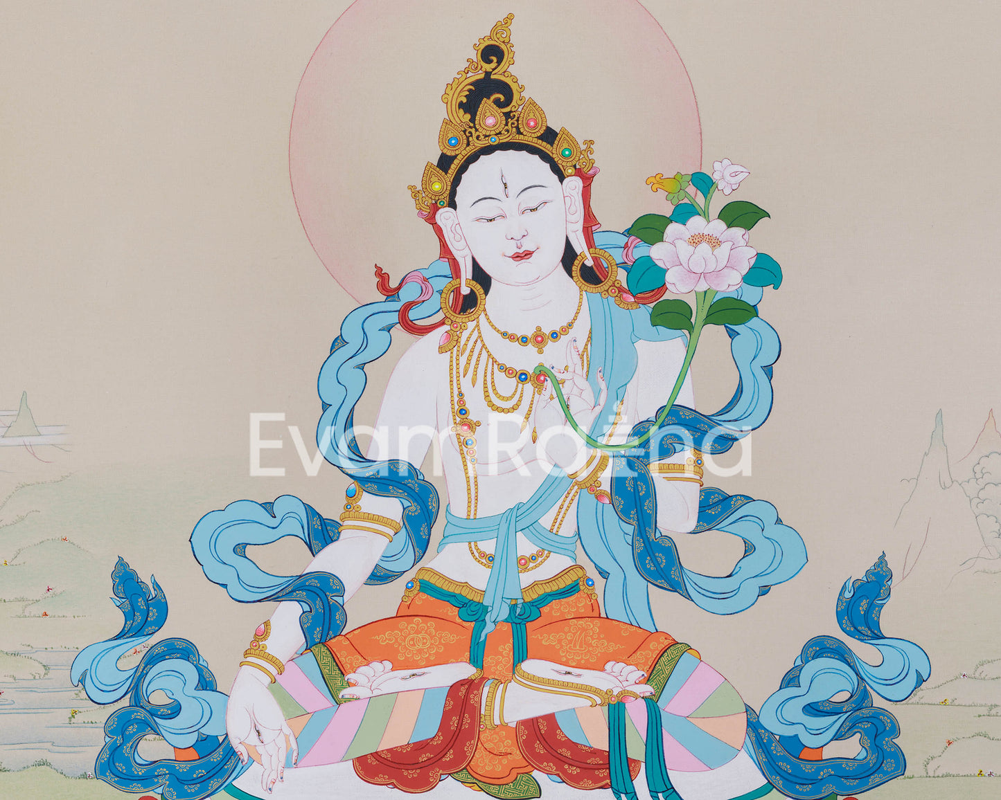 Sita Tara Thangka | Goddess of Compassion and Long Life