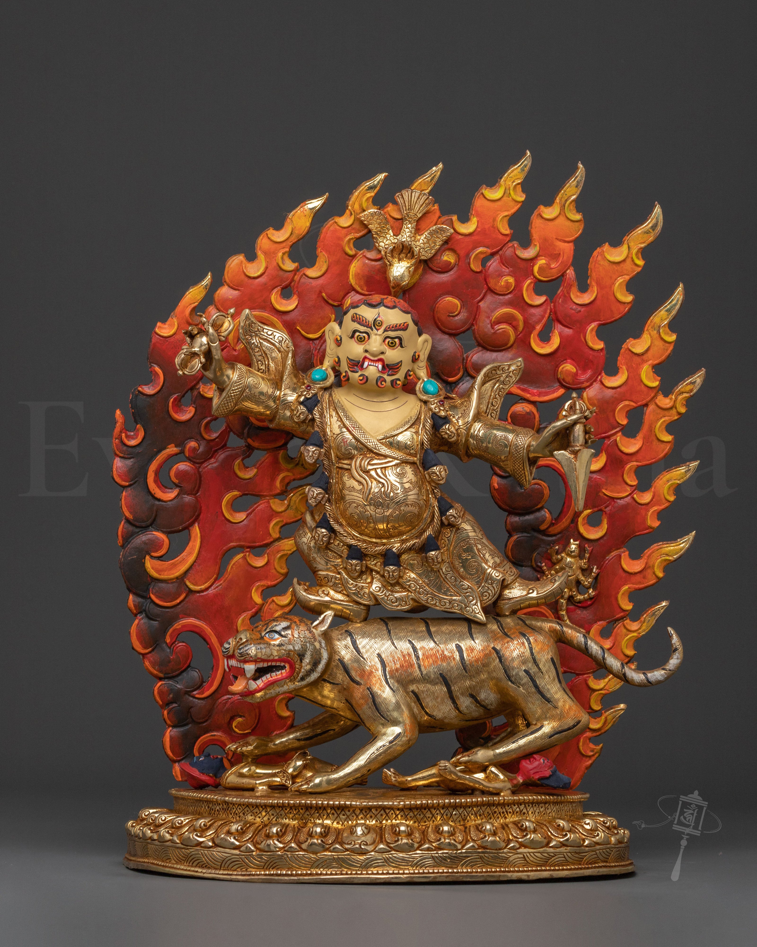 Spiritual Dorje Drollo Vajra Protector Statue
