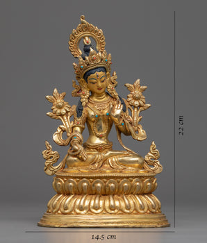 White Tara Statue | Compassionate Tara Sculpture for Meditation and Ritual