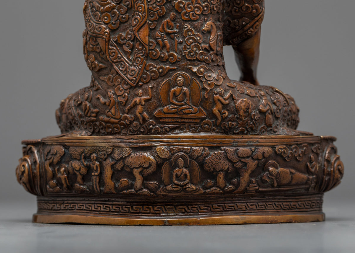 Siddhartha Gautama Real Himalayan Art | Shakyamuni Buddha Hand-Carved Statue