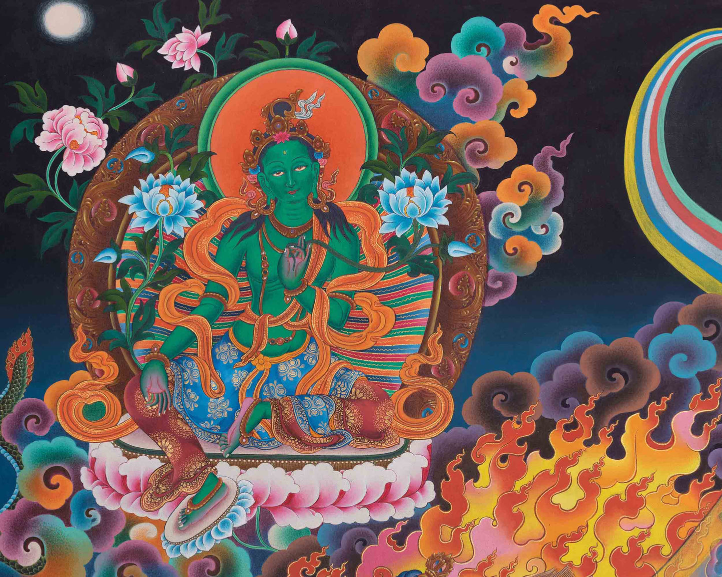 Bodhisattva Vajrapani Thangka Print | Digital Printing | Wall Decors