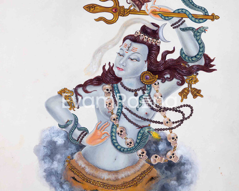 High-Quality Giclee Print To Practice Shiva Stotram | Lord Shiva The Destroyer Of The World