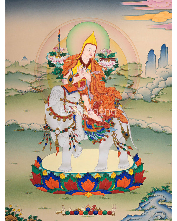 Tsongkhapa Inspired Thangka Print 