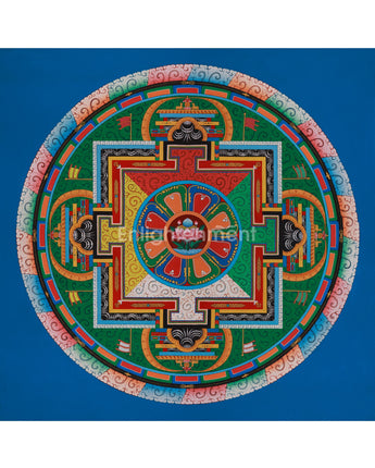 Handmade Lotus Mandala Art