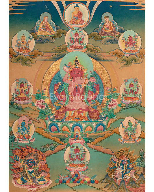 Mount Chenresig | Bodhisattva Art| Buddhist Wall Decor