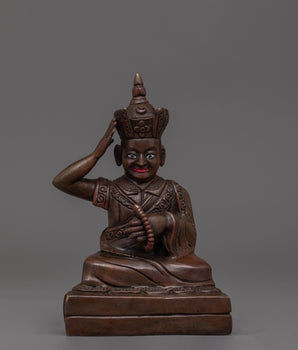Handmade Master Karmapa Statue | Buddhist Master Sculpture