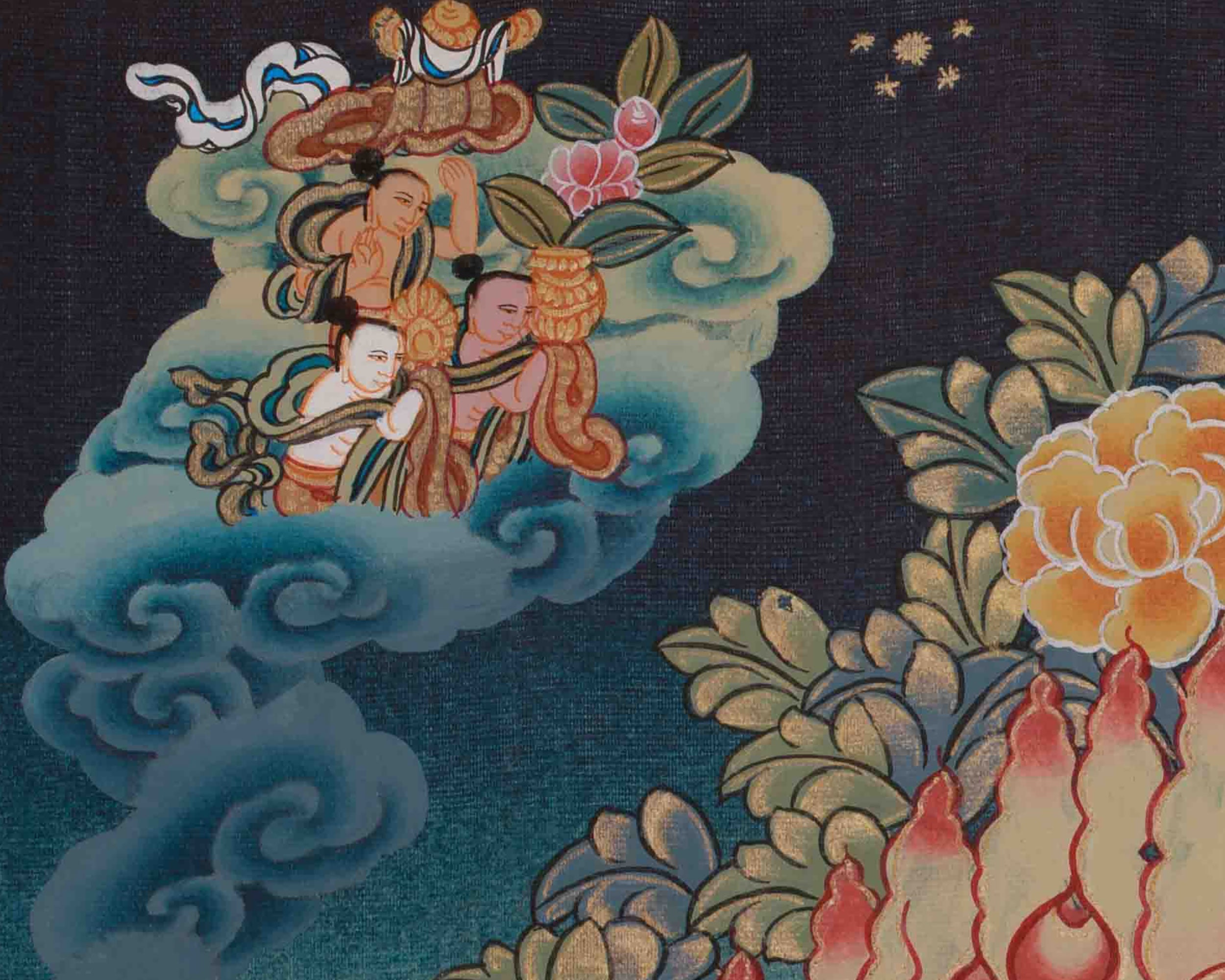 1000 Armed Dukar Thangka | Sitatapatra White Umbrella Goddess Art