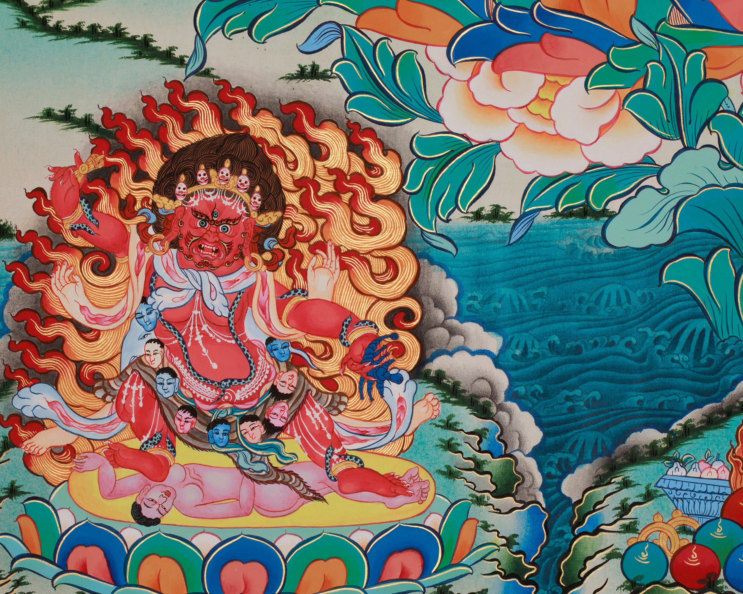 Spiritual Art of Guru Rinpoche | Tibetan Buddhist Master Guru Padmasambhava