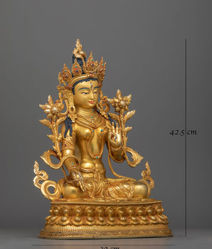 Compassionate Energy of White Tara Figurine | Guiding Towards Healing and Inner Peace