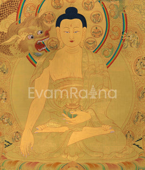 Buddha Shakyamuni Kadampa | Meditation Art| Traditional Wall Decor