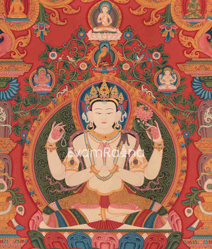 Chenresig Meditation| Thangka Art| Buddhist Art